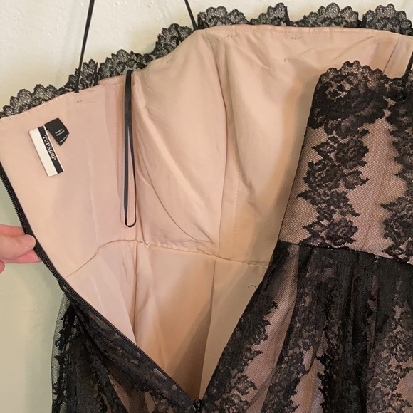 Retro black lace evening gown - Picture 7 of 8